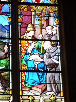 Vitrail Baie 16 : Saint-François d’Assise dans l'Église Saint-Godard de Rouen