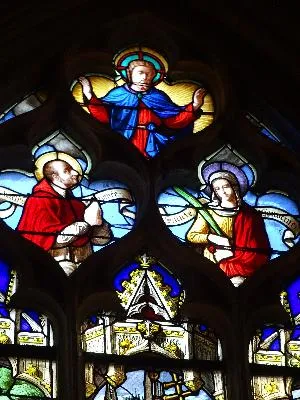 Vitrail Baie 20 : Saint-Charles Borromée dans l'Église Saint-Godard de Rouen
