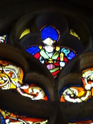 Vitrail Baie 7 : Procession de la Peste dans l'Église Saint-Godard de Rouen