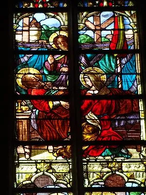 Vitrail Baie 21 : Saint-Joseph dans l'Église Saint-Godard de Rouen