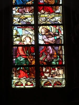 Vitrail Baie 21 : Saint-Joseph dans l'Église Saint-Godard de Rouen