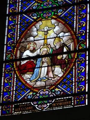 Vitrail Baie 2 dans l'Église de l'Immaculee-Conception d'Elbeuf-sur-Seine