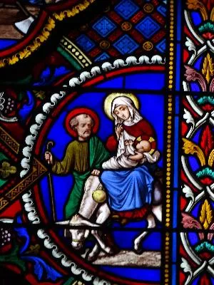 Vitrail Baie 16 dans l'Église de l'Immaculee-Conception d'Elbeuf-sur-Seine