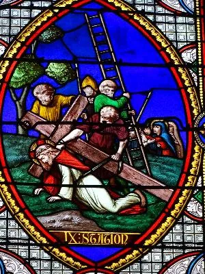 Vitrail Baie 30 dans l'Église de l'Immaculee-Conception d'Elbeuf-sur-Seine