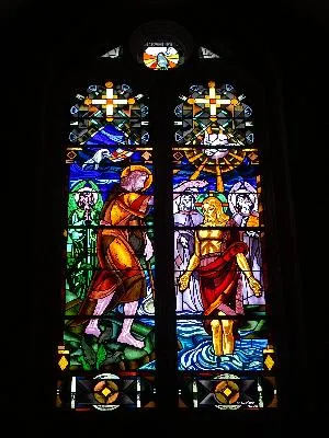 Vitrail Baie E dans l'Église Saint-Sever à Rouen
