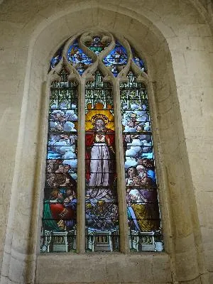 Vitrail Baie 16 dans l'Église Notre-Dame de Lillebonne