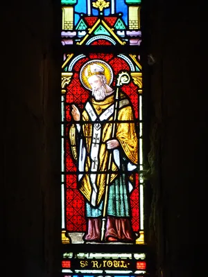 Vitrail Baie 23 : Saint-Raoul dans l'Église Notre-Dame d'Étretat