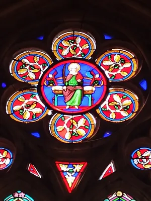 Vitrail Baie B dans l'Église Notre-Dame de l'Assomption de Pavilly
