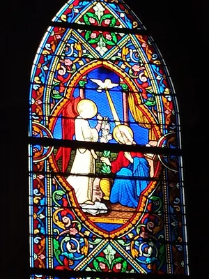 Vitrail Baie F dans l'Église Notre-Dame de l'Assomption de Pavilly