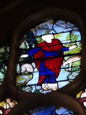 Vitrail Baie 13 : Saint-Eustache dans l'Église Saint-Patrice de Rouen