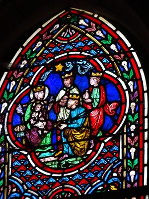 Vitrail Baie A dans l'Église Notre-Dame à Neufchâtel-en-Bray