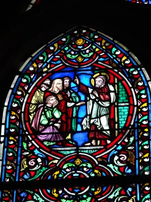 Vitrail Baie C dans l'Église Notre-Dame à Neufchâtel-en-Bray