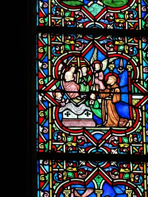 Vitrail Baie E dans l'Église Notre-Dame à Neufchâtel-en-Bray