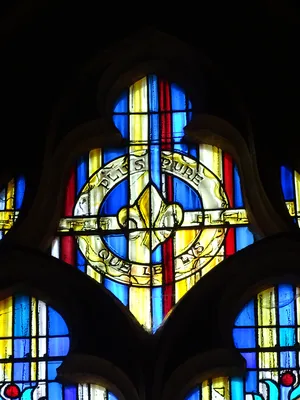 Vitrail Baie H dans l'Église Notre-Dame à Neufchâtel-en-Bray