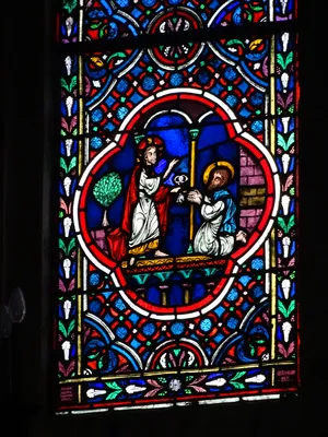 Vitrail Baie J dans l'Église Notre-Dame à Neufchâtel-en-Bray