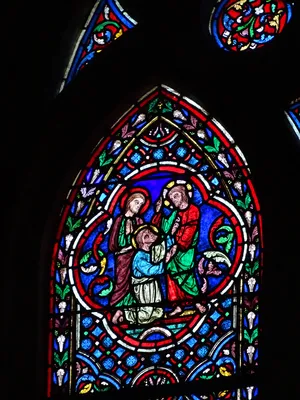 Vitrail Baie J dans l'Église Notre-Dame à Neufchâtel-en-Bray