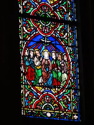 Vitrail Baie L dans l'Église Notre-Dame à Neufchâtel-en-Bray