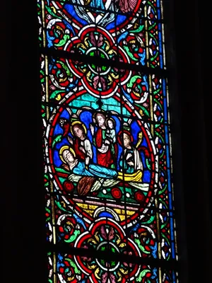 Vitrail Baie L dans l'Église Notre-Dame à Neufchâtel-en-Bray