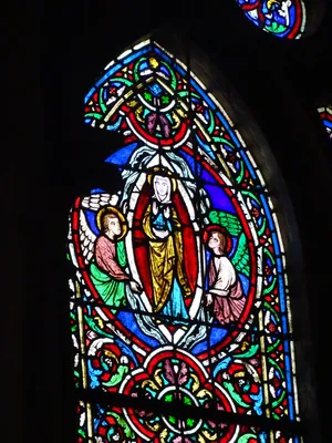 Vitrail Baie L dans l'Église Notre-Dame à Neufchâtel-en-Bray