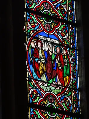 Vitrail Baie L dans l'Église Notre-Dame à Neufchâtel-en-Bray