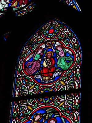 Vitrail Baie M dans l'Église Notre-Dame à Neufchâtel-en-Bray