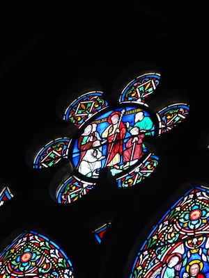 Vitrail Baie M dans l'Église Notre-Dame à Neufchâtel-en-Bray