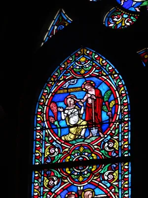 Vitrail Baie O dans l'Église Notre-Dame à Neufchâtel-en-Bray