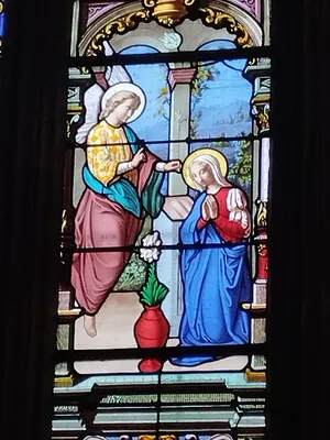 Vitrail Baie 13 de l'Église Notre-Dame de l'Assomption à Fontaine-le-Bourg