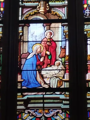 Vitrail Baie 14 de l'Église Notre-Dame de l'Assomption à Fontaine-le-Bourg