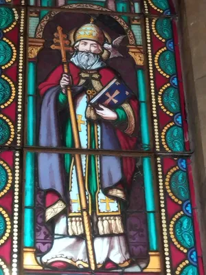 Vitrail Baie D dans l'Église Saint-Denis de Sanvic au Havre