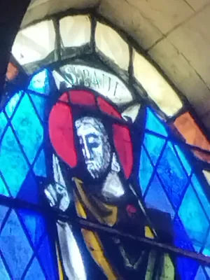 Vitrail Baie 9 : St-Paul dans l'Église Notre-Dame de Blangy-sur-Bresle