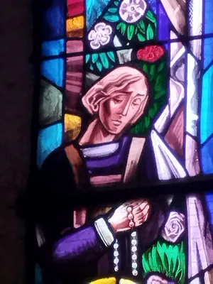 Vitrail Baie 3 de l'Église Saint-Remi d'Amfreville-la-Mi-Voie