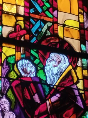 Vitrail Baie 4 de l'Église Saint-Remi d'Amfreville-la-Mi-Voie