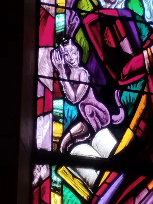 Vitrail Baie 4 de l'Église Saint-Remi d'Amfreville-la-Mi-Voie
