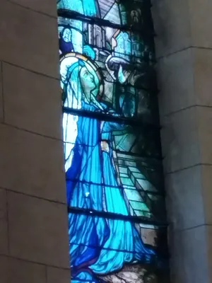 Vitrail Baie 0 de l'Église Saint-Remi d'Amfreville-la-Mi-Voie