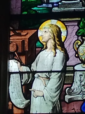 Vitrail Baie 5 dans l'Église Saint-Léger à Saint-Léger-aux-Bois