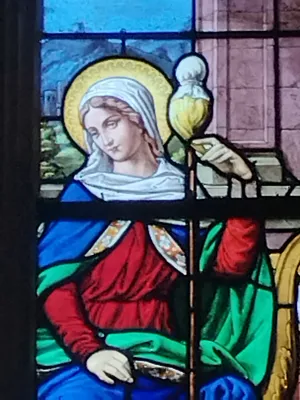 Vitrail Baie 5 dans l'Église Saint-Léger à Saint-Léger-aux-Bois