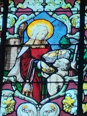 Vitrail Baie 5 dans l'Église Saint-Léger à Saint-Léger-aux-Bois