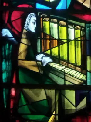 Vitrail Baie 3 dans l'Église Notre-Dame à Campneuseville