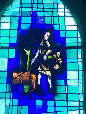 Vitrail Baie 14 : La Semence dans l'Église Notre-Dame à Campneuseville