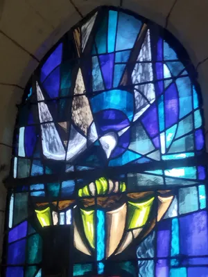 Vitrail Baie 15 dans l'Église Notre-Dame à Campneuseville