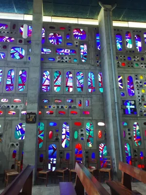 Vitrail Baie 2 dans l'Église Saint-Martin de Foucarmont