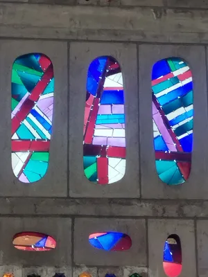 Vitrail Baie 2 dans l'Église Saint-Martin de Foucarmont