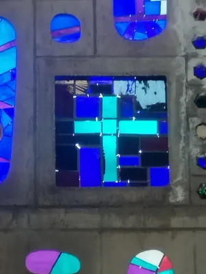 Vitrail Baie 2 dans l'Église Saint-Martin de Foucarmont