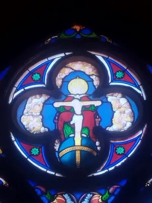 Vitrail Baie 00 dans l'Église Saint-Jean-Baptiste d'Harcanville