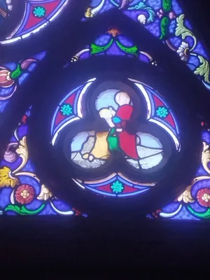 Vitrail Baie 00 dans l'Église Saint-Jean-Baptiste d'Harcanville