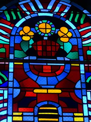 Vitrail Baie 7 dans l'Église Notre-Dame de la Victoire au Havre