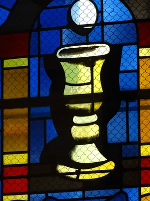 Vitrail Baie 9 dans l'Église Notre-Dame de la Victoire au Havre