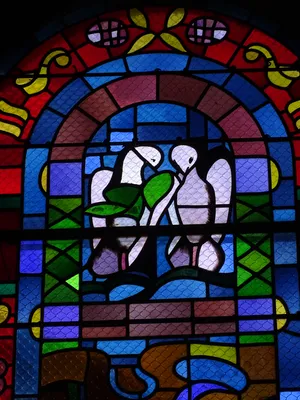 Vitrail Baie 2 dans l'Église Notre-Dame de la Victoire au Havre