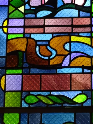 Vitrail Baie 2 dans l'Église Notre-Dame de la Victoire au Havre